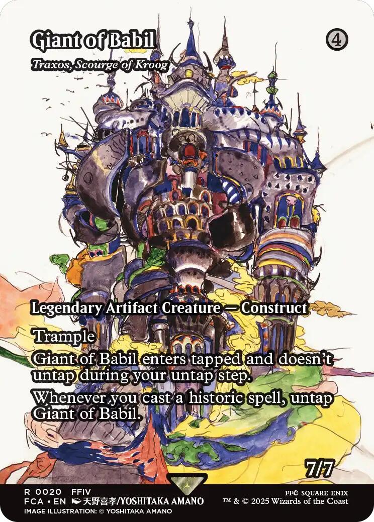 {R} Giant of Babil - Traxos, Scourge of Kroog (Showcase) [FINAL FANTASY : Through the Ages][FCA 020]
