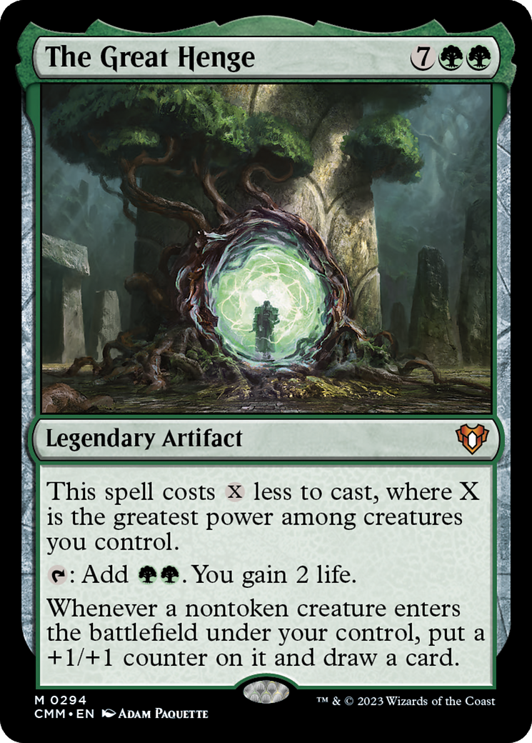 {R} The Great Henge [Commander Masters][CMM 294]