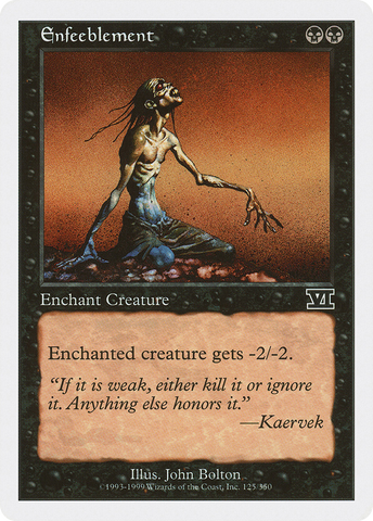 {C} Enfeeblement [Classic Sixth Edition][6ED 125]
