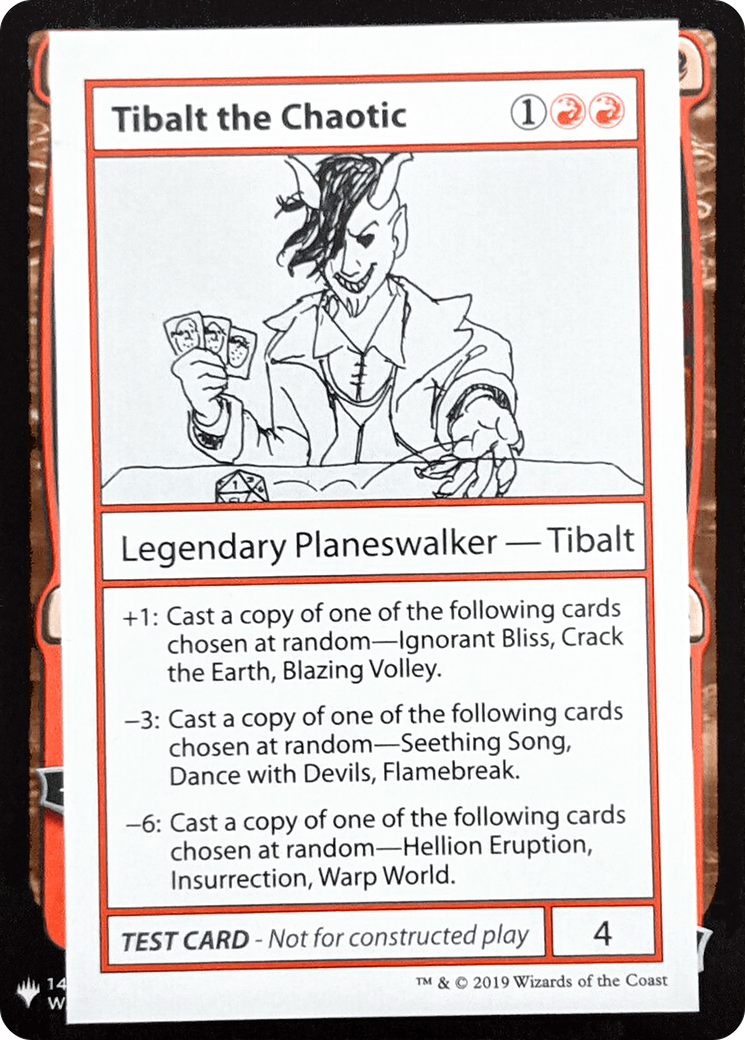 {R} Tibalt the Chaotic [Mystery Booster Playtest Cards][CON CMB1 066]