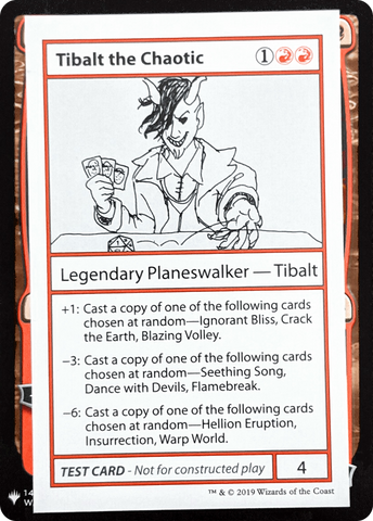 {R} Tibalt the Chaotic [Mystery Booster Playtest Cards][CON CMB1 066]