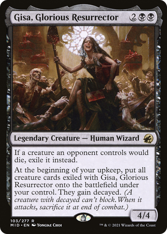 {R} Gisa, Glorious Resurrector [Innistrad: Midnight Hunt][MID 103]