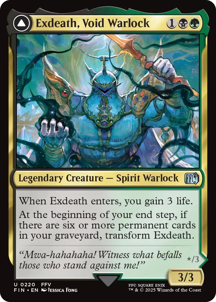 {@C} Exdeath, Void Warlock [FINAL FANTASY][FIN 220]