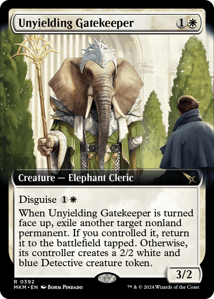 {@R} Unyielding Gatekeeper (Extended Art) [Murders at Karlov Manor][MKM 392]