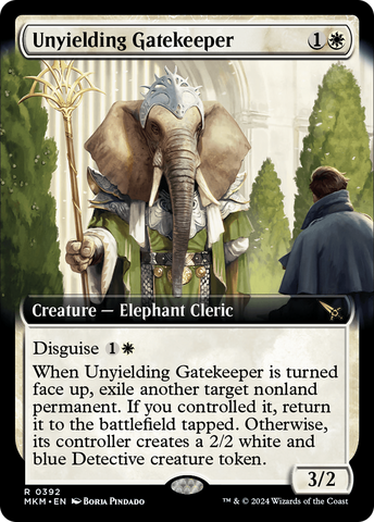 {@R} Unyielding Gatekeeper (Extended Art) [Murders at Karlov Manor][MKM 392]