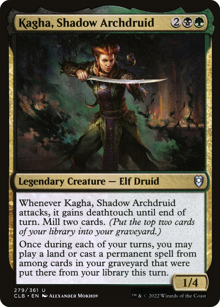 {C} Kagha, Shadow Archdruid [Commander Legends: Battle for Baldur's Gate][CLB 279]
