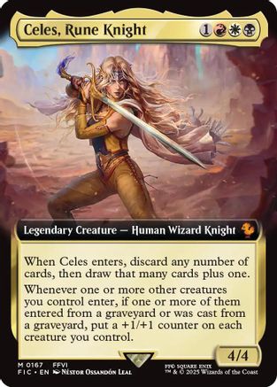 {R} Celes, Rune Knight (Extended Art) [FINAL FANTASY Commander][FIC 167]
