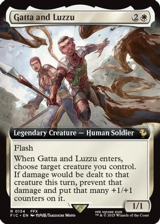 {R} Gatta and Luzzu (Extended Art) [FINAL FANTASY Commander][FIC 134]
