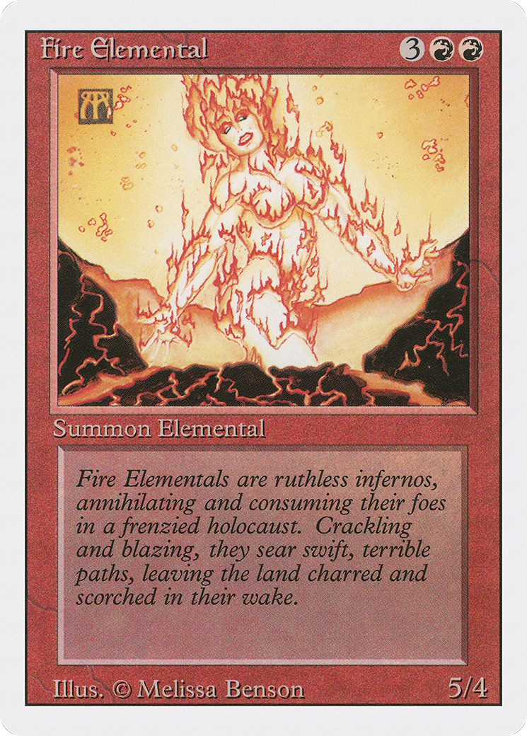 {C} Fire Elemental [Revised Edition][3ED 149]