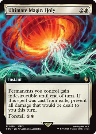 {R} Ultimate Magic: Holy (Extended Art) [FINAL FANTASY Commander][FIC 110]
