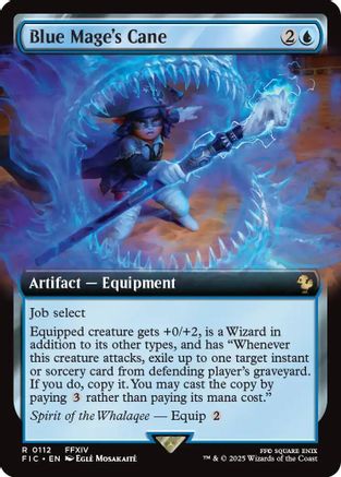 {R} Blue Mage's Cane (Extended Art) [FINAL FANTASY Commander][FIC 112]