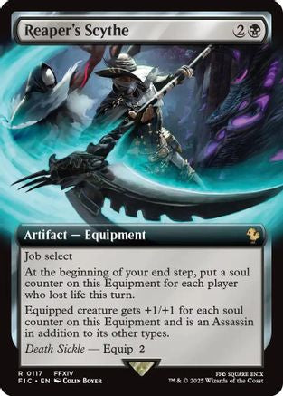 {R} Reaper's Scythe (Extended Art) [FINAL FANTASY Commander][FIC 117]