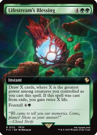 {R} Lifestream's Blessing (Extended Art) [FINAL FANTASY Commander][FIC 122]