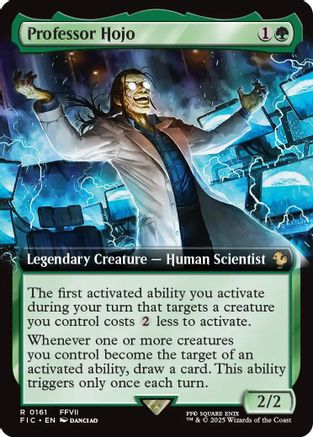 {R} Professor Hojo (Extended Art) [FINAL FANTASY Commander][FIC 161]