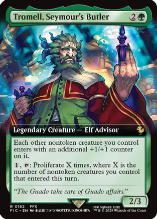 {R} Tromell, Seymour's Butler (Extended Art) [FINAL FANTASY Commander][FIC 162]