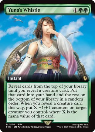 {R} Yuna's Whistle (Extended Art) [FINAL FANTASY Commander][FIC 126]