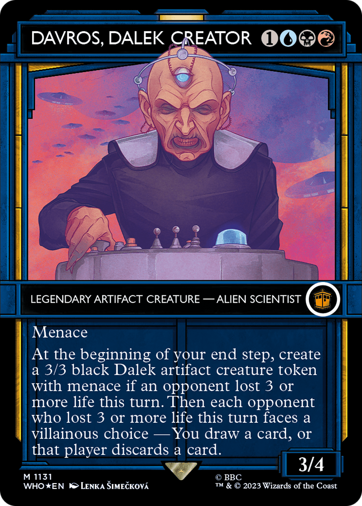 {R} Davros, Dalek Creator (Showcase) (Surge Foil) [Doctor Who][WHO 1131]
