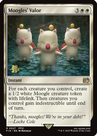 {@R} Moogles' Valor [FINAL FANTASY Prerelease Promo][PR FIN 027]