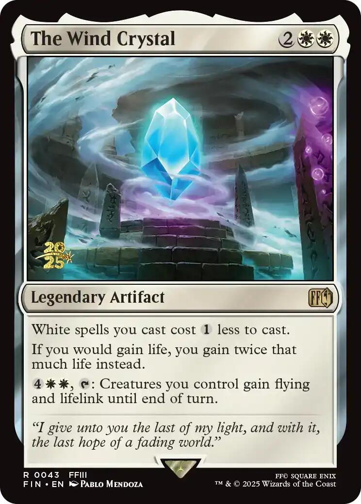 {@R} The Wind Crystal [FINAL FANTASY Prerelease Promo][PR FIN 043]