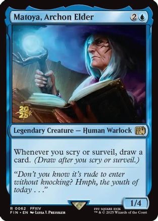 {@R} Matoya, Archon Elder [FINAL FANTASY Prerelease Promo][PR FIN 062]