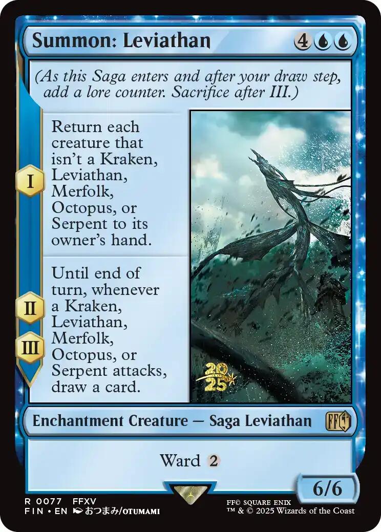 {@R} Summon: Leviathan [FINAL FANTASY Prerelease Promo][PR FIN 077]