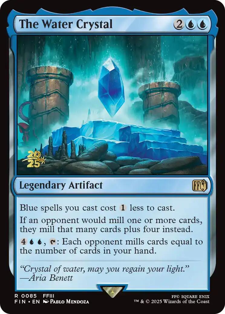 {@R} The Water Crystal [FINAL FANTASY Prerelease Promo][PR FIN 085]