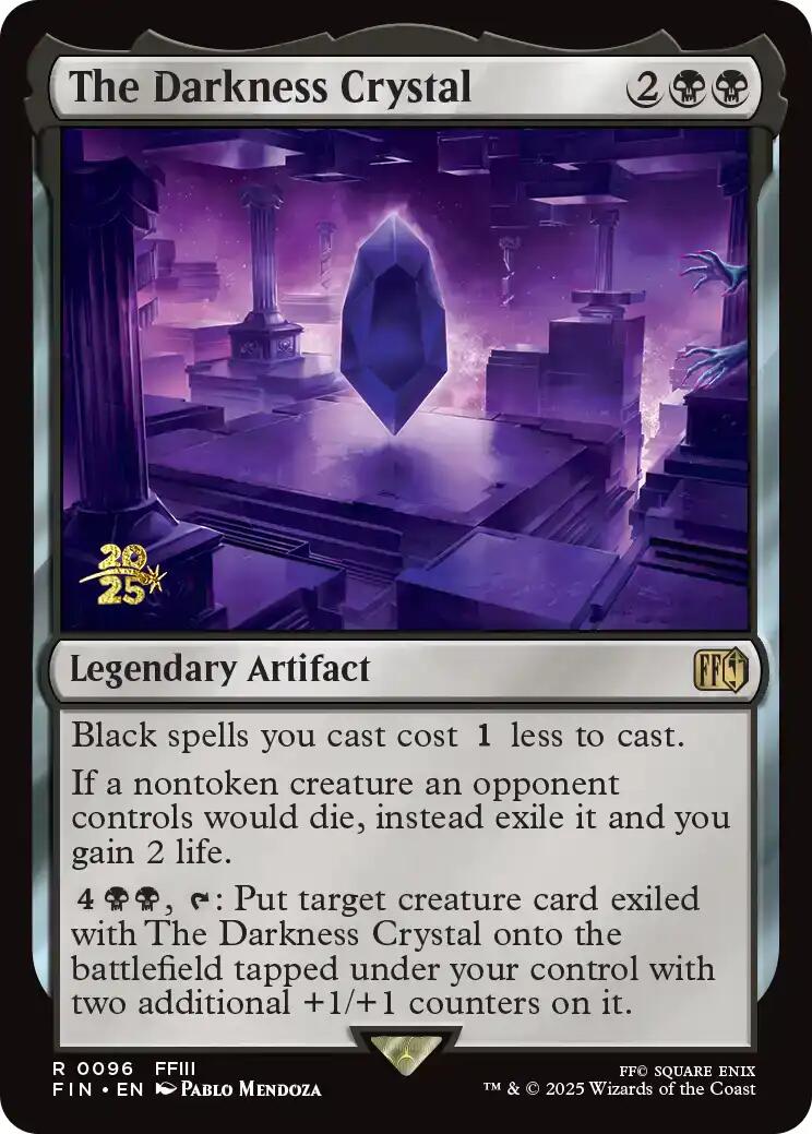{@R} The Darkness Crystal [FINAL FANTASY Prerelease Promo][PR FIN 096]
