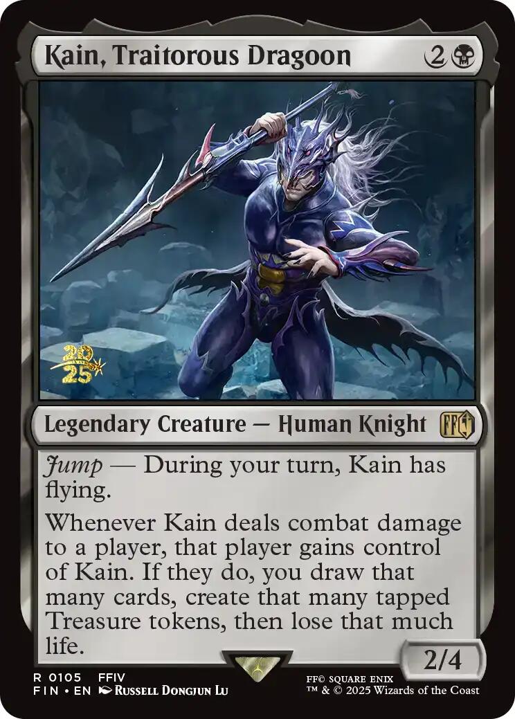 {@@FIN R} Kain, Traitorous Dragoon [FINAL FANTASY Prerelease Promo][PR FIN 105]