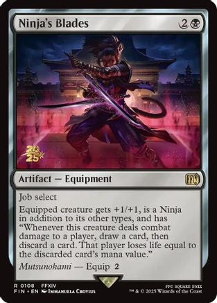 {@R} Ninja's Blades [FINAL FANTASY Prerelease Promo][PR FIN 108]