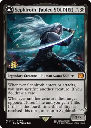 {@C} Sephiroth, Fabled SOLDIER [FINAL FANTASY Prerelease Promo][PR FIN 115]