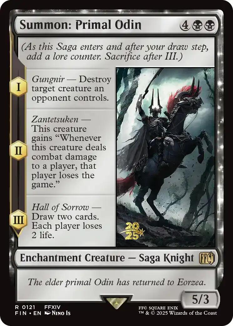 {@R} Summon: Primal Odin [FINAL FANTASY Prerelease Promo][PR FIN 121]