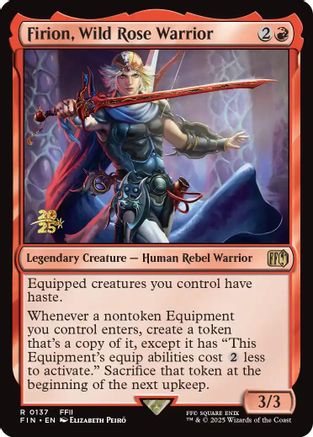 {@R} Firion, Wild Rose Warrior [FINAL FANTASY Prerelease Promo][PR FIN 137]