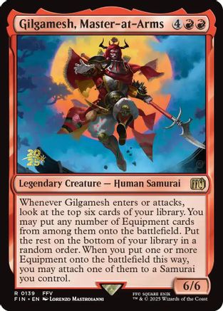 {@R} Gilgamesh, Master-at-Arms [FINAL FANTASY Prerelease Promo][PR FIN 139]