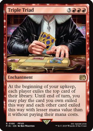 {@R} Triple Triad [FINAL FANTASY Prerelease Promo][PR FIN 166]