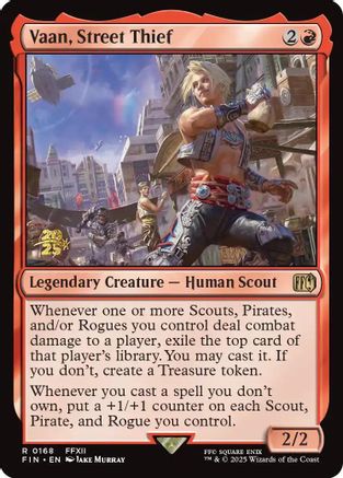 {@R} Vaan, Street Thief [FINAL FANTASY Prerelease Promo][PR FIN 168]