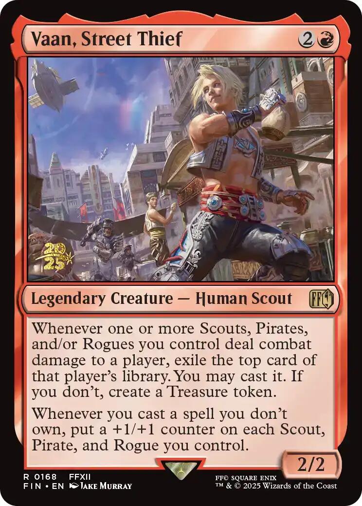 {@R} Vaan, Street Thief [FINAL FANTASY Prerelease Promo][PR FIN 168]