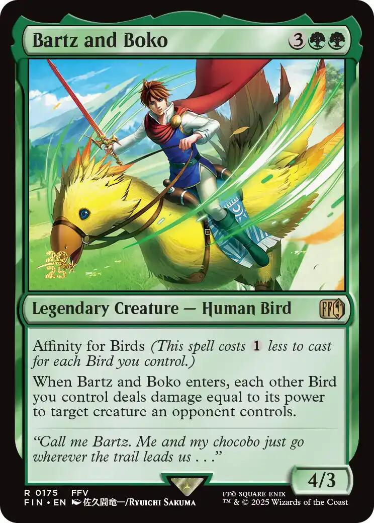 {@R} Bartz and Boko [FINAL FANTASY Prerelease Promo][PR FIN 175]
