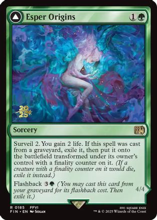 {@R} Esper Origins // Summon: Esper Maduin [FINAL FANTASY Prerelease Promo][PR FIN 185]