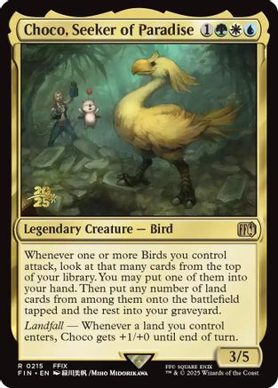 {@R} Choco, Seeker of Paradise [FINAL FANTASY Prerelease Promo][PR FIN 215]