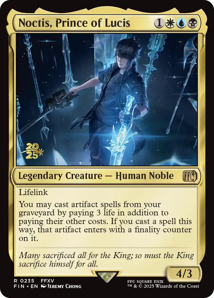 {@@FIN R} Noctis, Prince of Lucis [FINAL FANTASY Prerelease Promo][PR FIN 235]