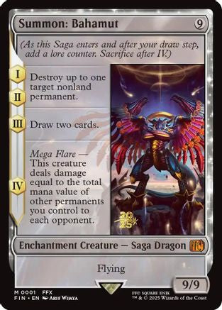 {@R} Summon: Bahamut [FINAL FANTASY Prerelease Promo][PR FIN 001]