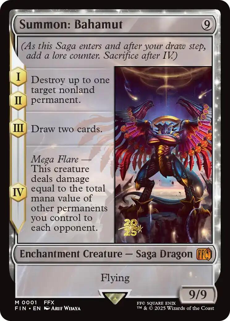 {@R} Summon: Bahamut [FINAL FANTASY Prerelease Promo][PR FIN 001]