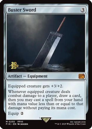 {@R} Buster Sword [FINAL FANTASY Prerelease Promo][PR FIN 255]