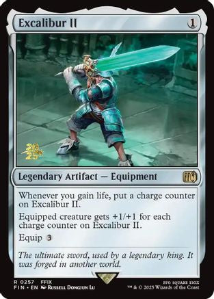 {@R} Excalibur II [FINAL FANTASY Prerelease Promo][PR FIN 257]