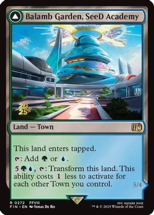 {@R} Balamb Garden, SeeD Academy // Balamb Garden, Airborne [FINAL FANTASY Prerelease Promo][PR FIN 272]