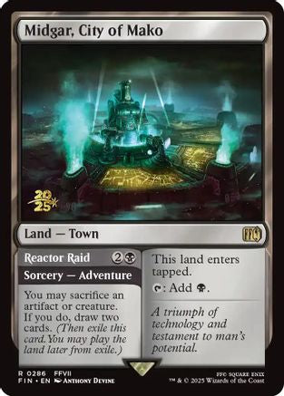 {@R} Midgar, City of Mako [FINAL FANTASY Prerelease Promo][PR FIN 286]