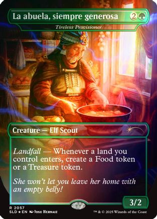 La abuela, siempre generosa - Tireless Provisioner (Rainbow Foil) [SLD 2057]  Foil