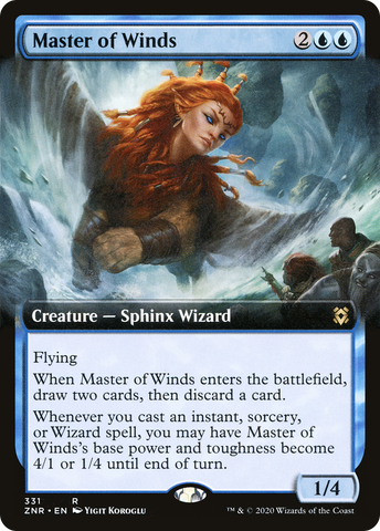 {R} Master of Winds (Extended Art) [Zendikar Rising][ZNR 331]