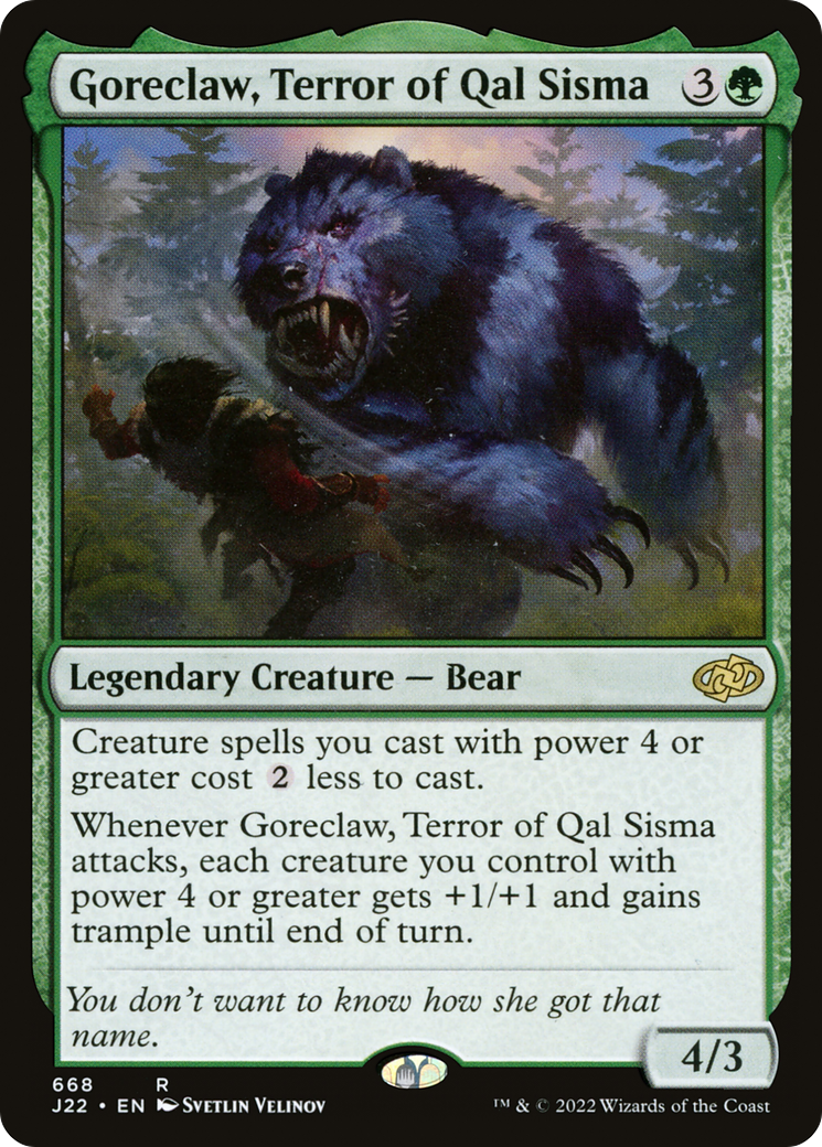 {R} Goreclaw, Terror of Qal Sisma [Jumpstart 2022][J22 668]