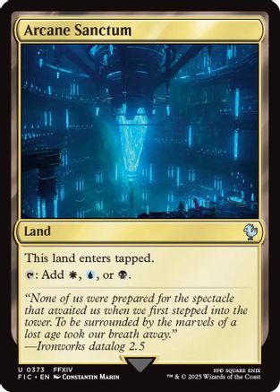 {C} Arcane Sanctum (Surge Foil) [FINAL FANTASY Commander][FIC 373]